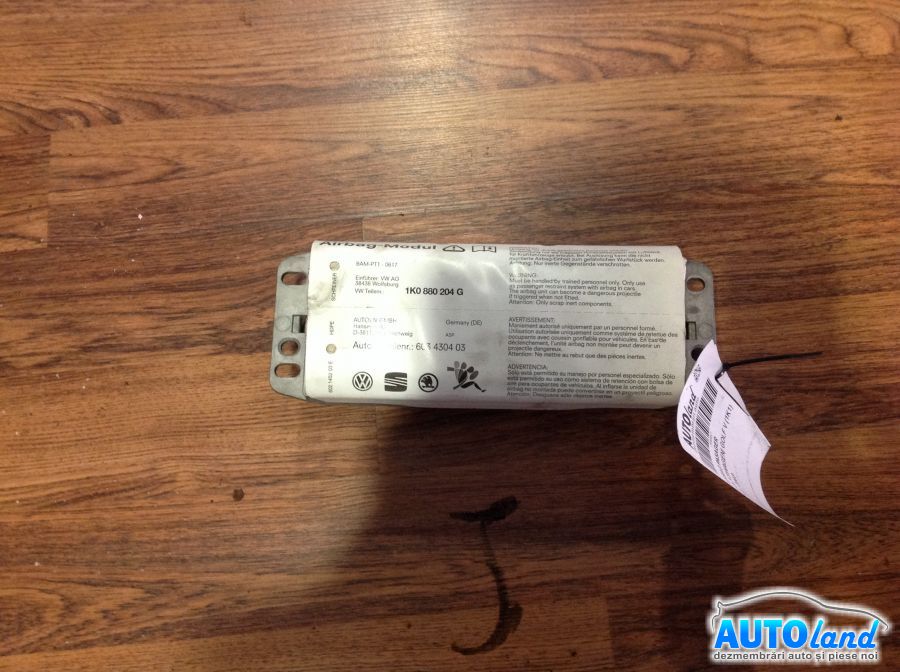 Airbag Pasager VOLKSWAGEN GOLF V (1K1) 2003-2025 Cod 1K0880204G 