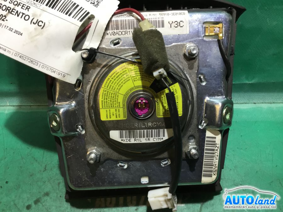 Airbag Sofer KIA SORENTO (JC) 2002-2025 Cod 569103E010CQ 
