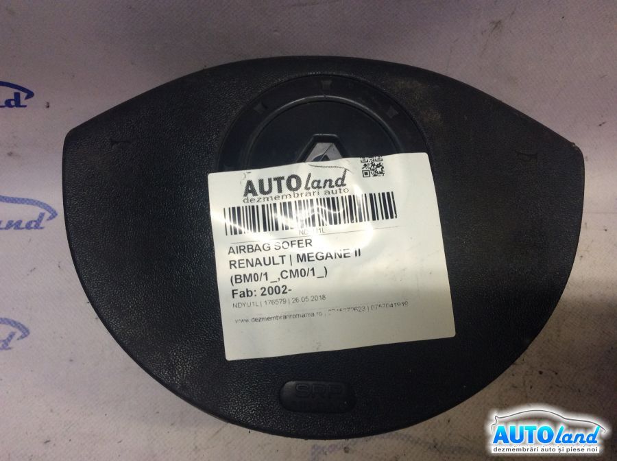 Airbag Sofer RENAULT MEGANE II (BM0/1_,CM0/1_) 2002-2025 Cod 8200381849A 