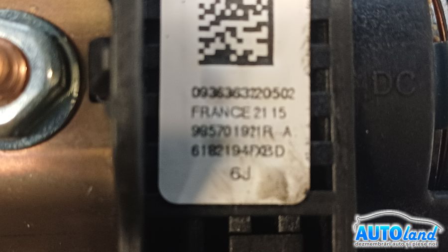 Airbag Sofer RENAULT SCENIC III (JZ0/1_) 2009-2025 Cod 985701921R 