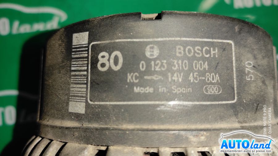 Alternator ALFA ROMEO 145 (930) 1994-2001 Cod 0123310004 