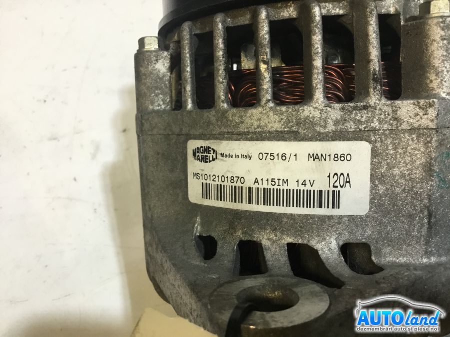 Alternator ALFA ROMEO 147 (937) 2001-2025 Cod MS1012101870 