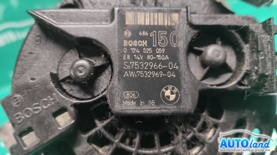 Alternator BMW 3 (E90) 2005-2025 Cod 0124525059 