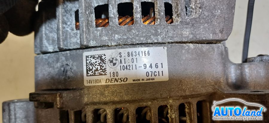 Alternator BMW 3 Series Sedan (G20) 2018-2022 Cod 8634166 
