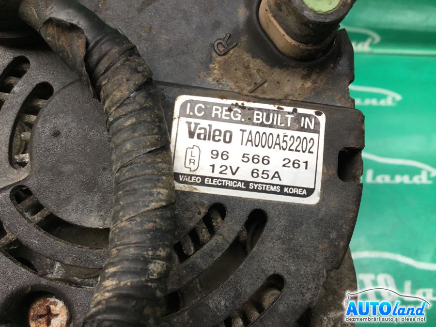 Alternator CHEVROLET SPARK 2000-2005 Cod 96566261 