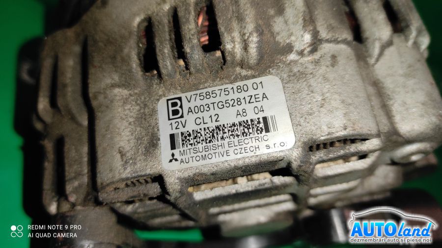 Alternator CITROEN C4 (LC_) 2004-2025 Cod 758575180 