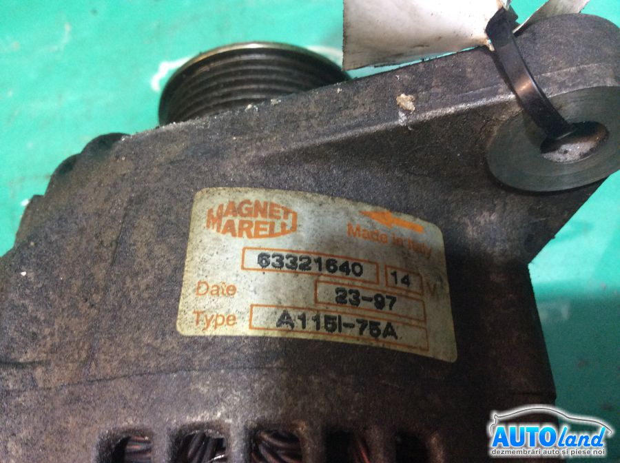 Alternator FIAT BRAVA (182) 1995-2001 Cod 63321640 