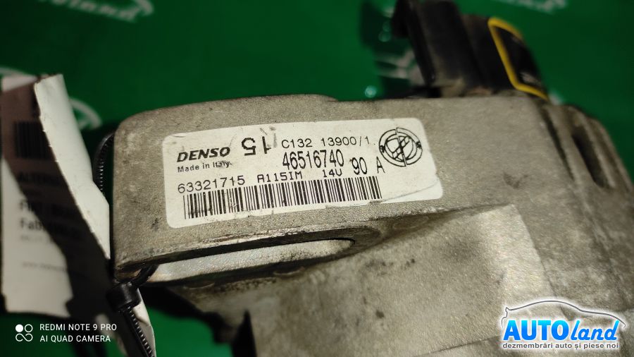 Alternator FIAT BRAVO I (182) hatchback 1995-2001 Cod 46516740 