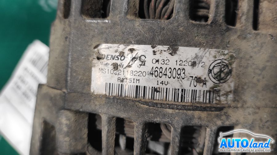 Alternator FIAT DOBLO (119) 2001-2025 Cod 46843093 