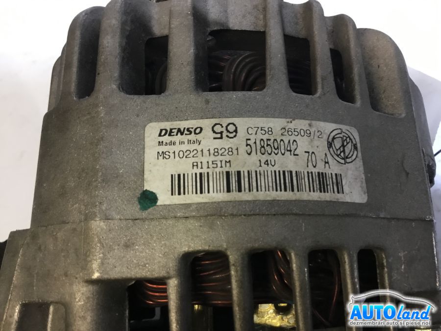 Alternator FIAT PANDA (169) 2003-2025 Cod 51859042 
