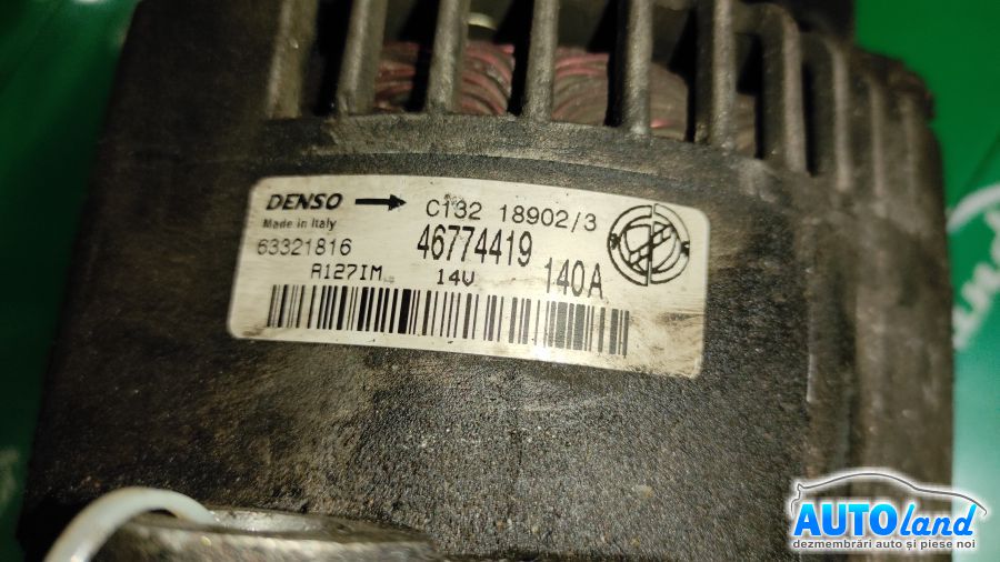 Alternator FIAT STILO (192) 2001-2025 Cod 46774419 