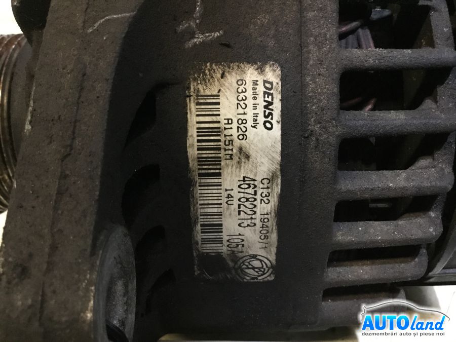 Alternator FIAT STILO (192) 2001-2025 Cod 46782213 