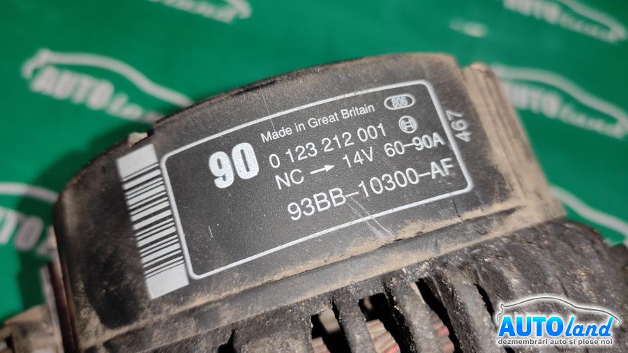 Alternator FORD MONDEO II (BAP) 1996-2000 Cod 93BB10300AF 