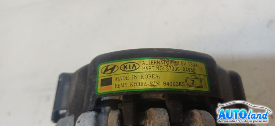 Alternator HYUNDAI i20 (PB,PBT) 2008-2026 Cod 3730004950 