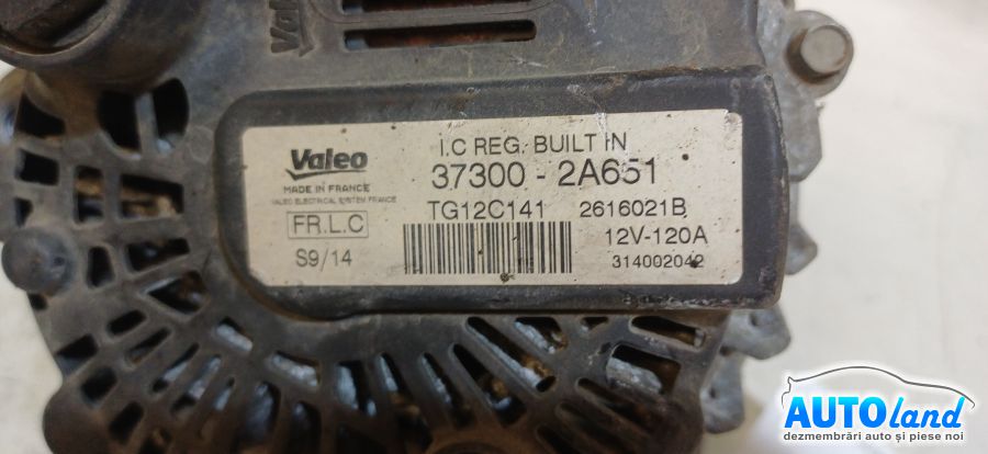 Alternator HYUNDAI i30 (GD) 2011-2026 Cod 373002A651 