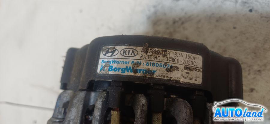 Alternator HYUNDAI TUCSON (JM) 2004-2026 Cod 61005074 