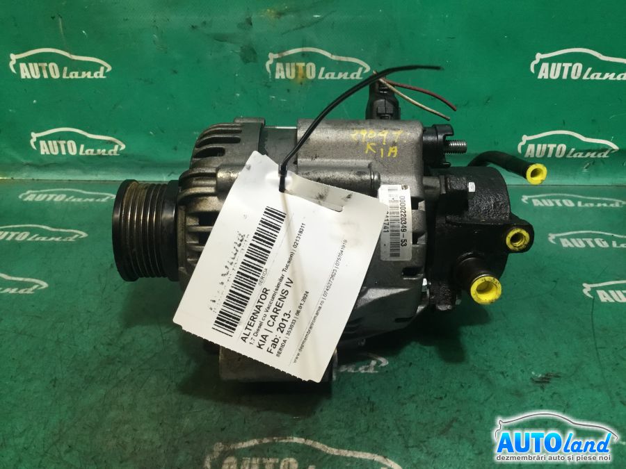 Alternator KIA CARENS IV 2013-2025 Cod 373002A900 