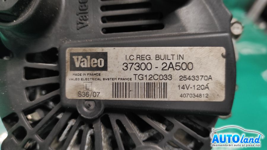 Alternator KIA CEED hatchback (ED) 2006-2025 Cod 373002A500 