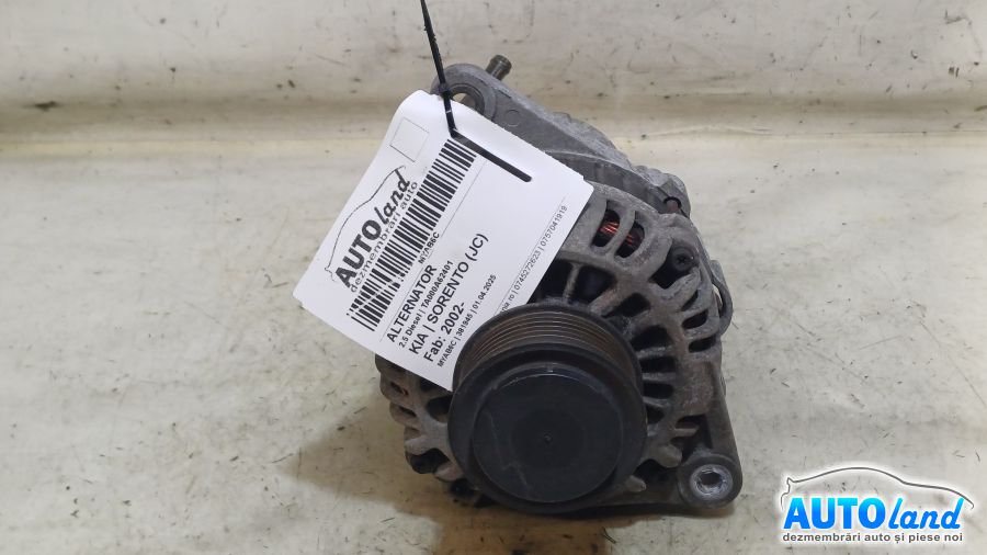 Alternator KIA SORENTO (JC) 2002-2025 Cod TA000A62401 