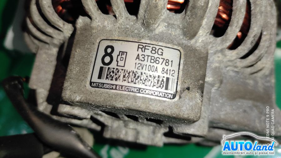 Alternator MAZDA 6 (GG) 2002-2025 Cod A3TB6781 