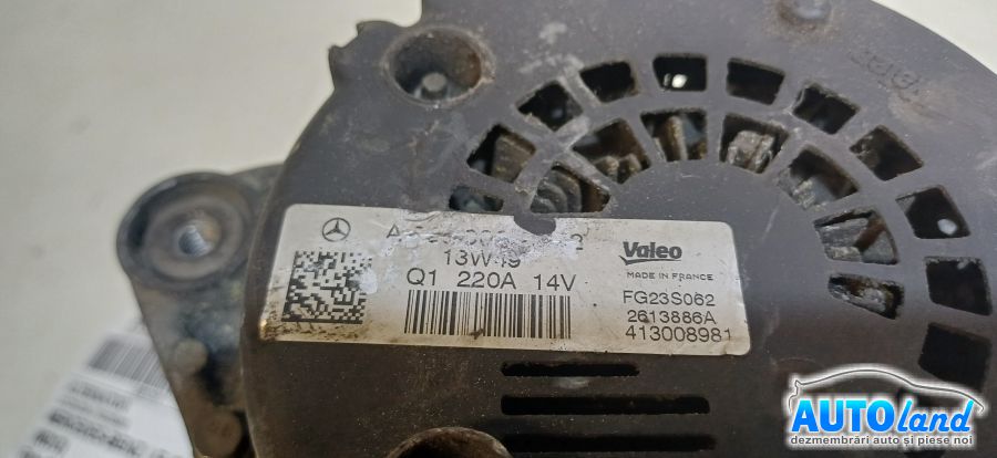 Alternator MERCEDES-BENZ E-CLASS (W212) 2009-2026 Cod FG23S062 