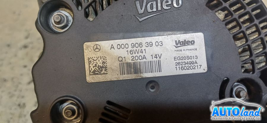 Alternator MERCEDES-BENZ E-class (W213) 2016-2020 Cod A0009063903 