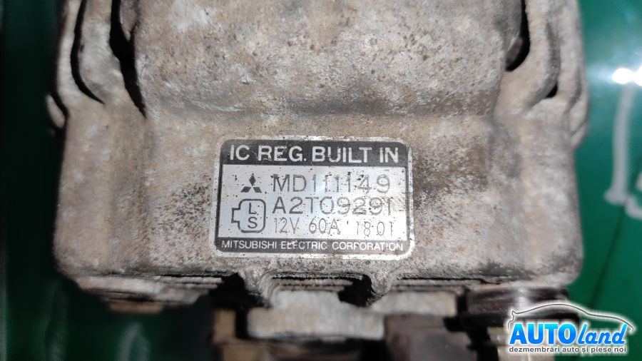 Alternator MITSUBISHI COLT IV (CA_A) 1992-1996 Cod A2T09291 