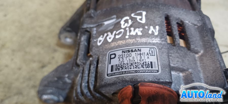 Alternator NISSAN MICRA IV (K13) 2010-2025 Cod 231001HH1A 