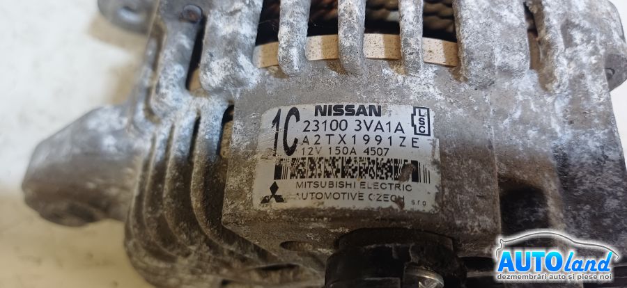 Alternator NISSAN NOTE (E11) 2006-2026 Cod 231003VA1A 
