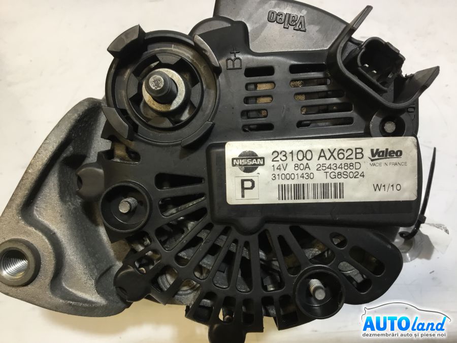 Alternator NISSAN NOTE (E11) 2006-2025 Cod 23100AX62B 