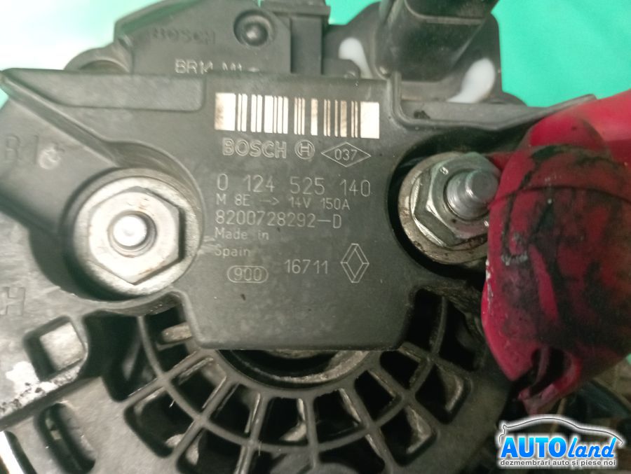 Alternator NISSAN QASHQAI (J10,JJ10) 2007-2025 Cod 0124525140 