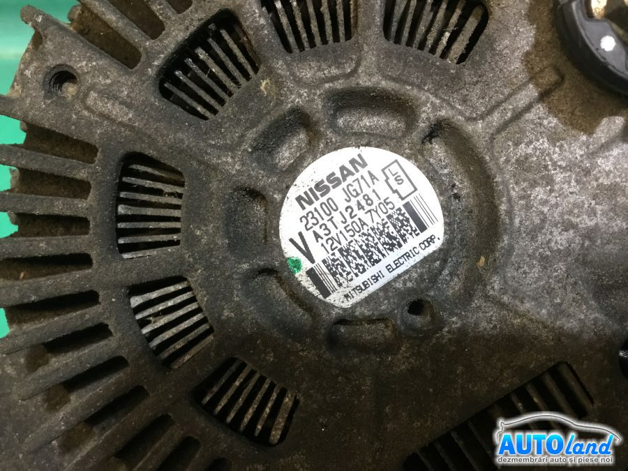 Alternator NISSAN X-TRAIL (T31) 2007-2025 Cod 23100JG71A 