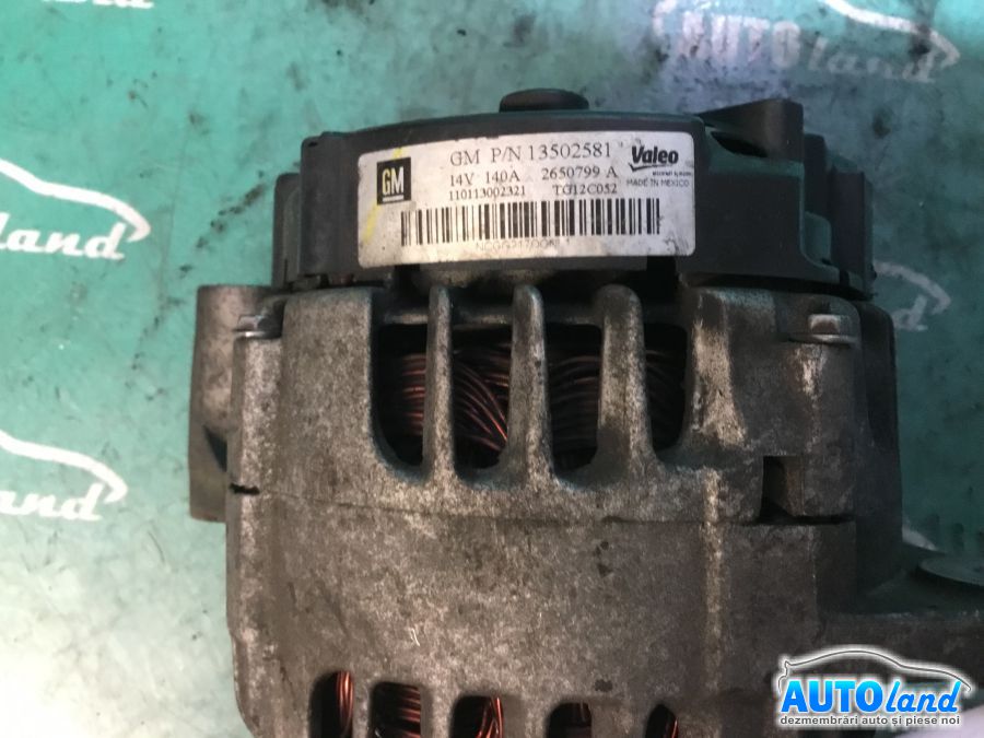 Alternator OPEL ASTRA J hatchback 2009-2025 Cod 13502581 