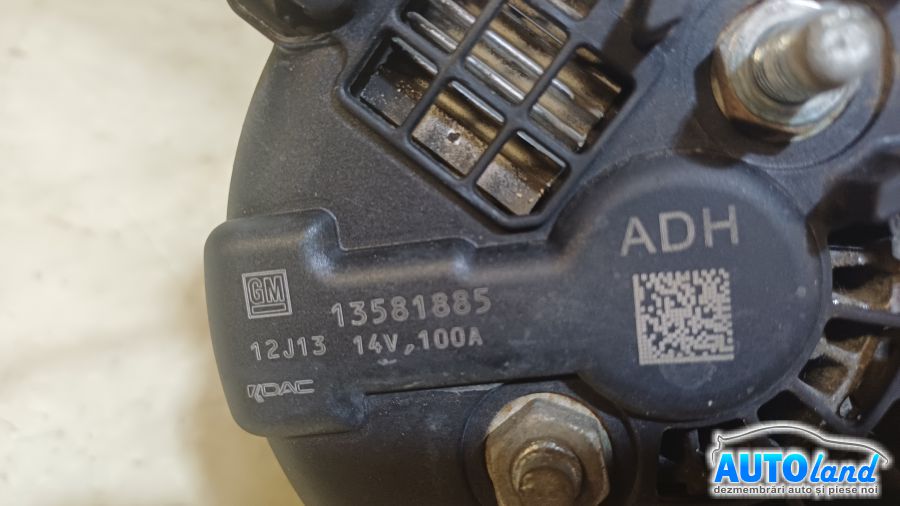 Alternator OPEL ASTRA J hatchback 2009-2025 Cod 13581885 