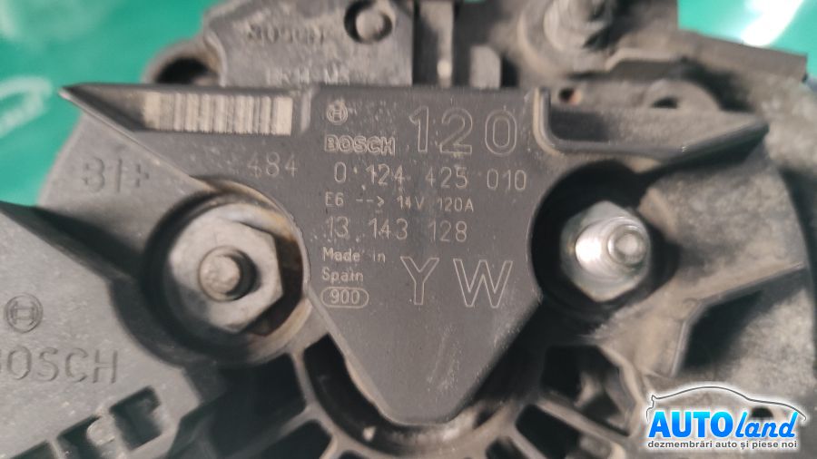 Alternator OPEL CORSA C (F08,F68) 2000-2025 Cod 0124425010 