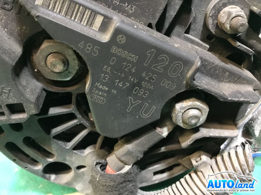 Alternator OPEL MERIVA 2003-2010 Cod 0124425009 