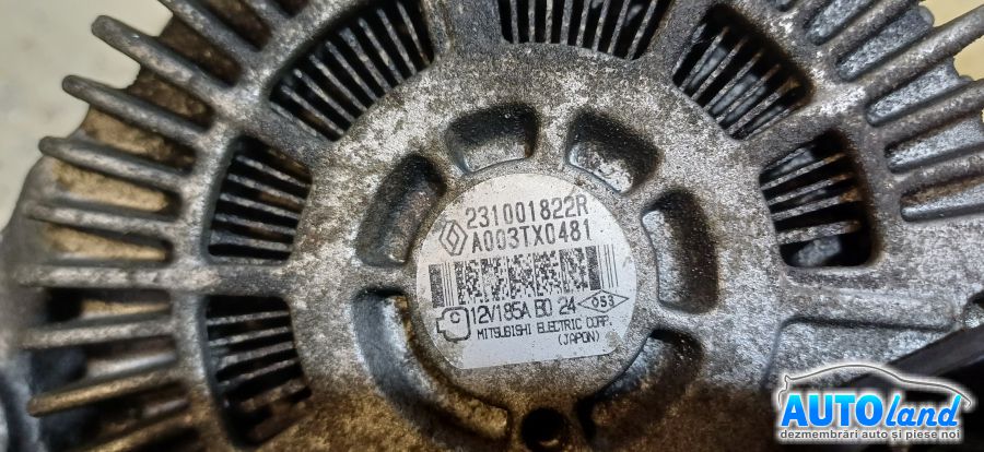 Alternator OPEL Movano B 2010-2019 Cod 231001822R 