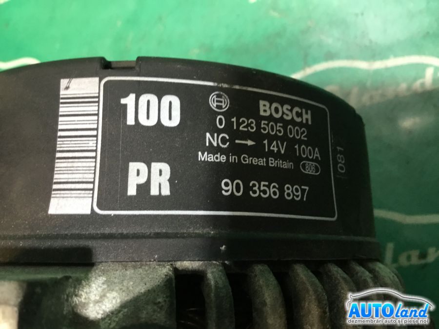 Alternator OPEL OMEGA B (25_,26_,27_) 1994-2003 Cod 0123505002 