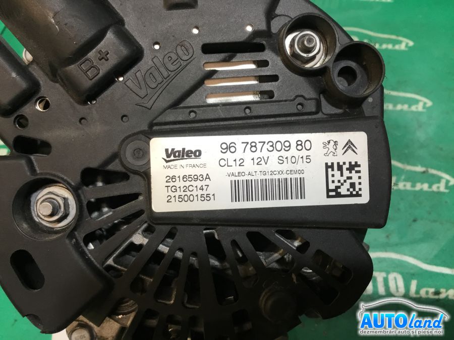 Alternator PEUGEOT 308 (4A_,4C_) 2007-2025 Cod 9678730980 