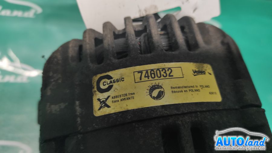 Alternator PEUGEOT 406 (8B) 1995-2004 Cod 746032 