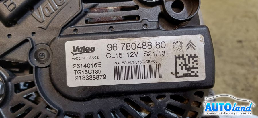 Alternator PEUGEOT 508 SW 2010-2025 Cod 9678048880 