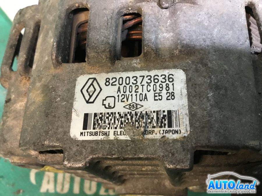 Alternator RENAULT CLIO II 2001-2026 Cod 8200373636 