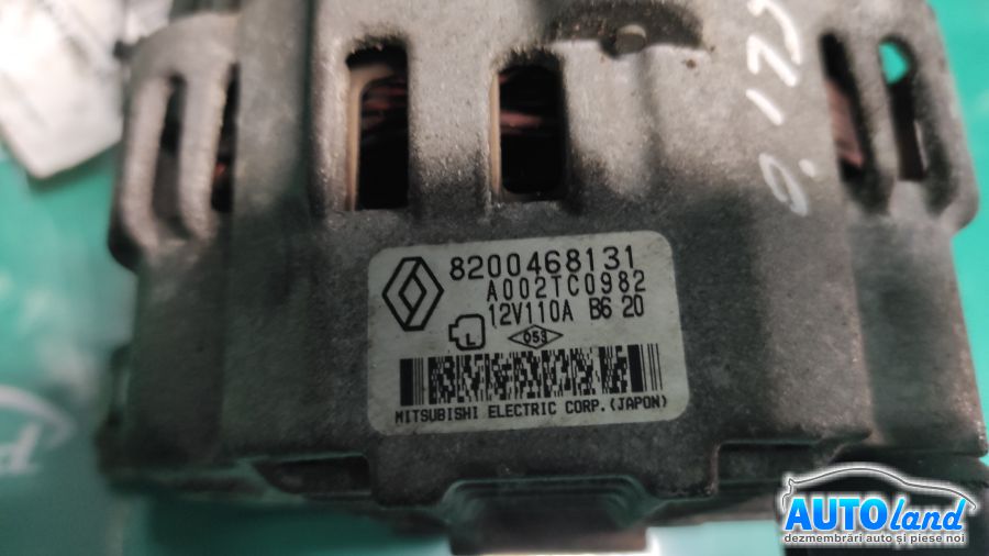 Alternator RENAULT CLIO II (BB0/1/2_,CB0/1/2_) 1998-2026 Cod 8200468131 
