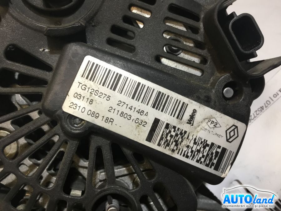 Alternator RENAULT CLIO IV 2012-2026 Cod 231008918R 