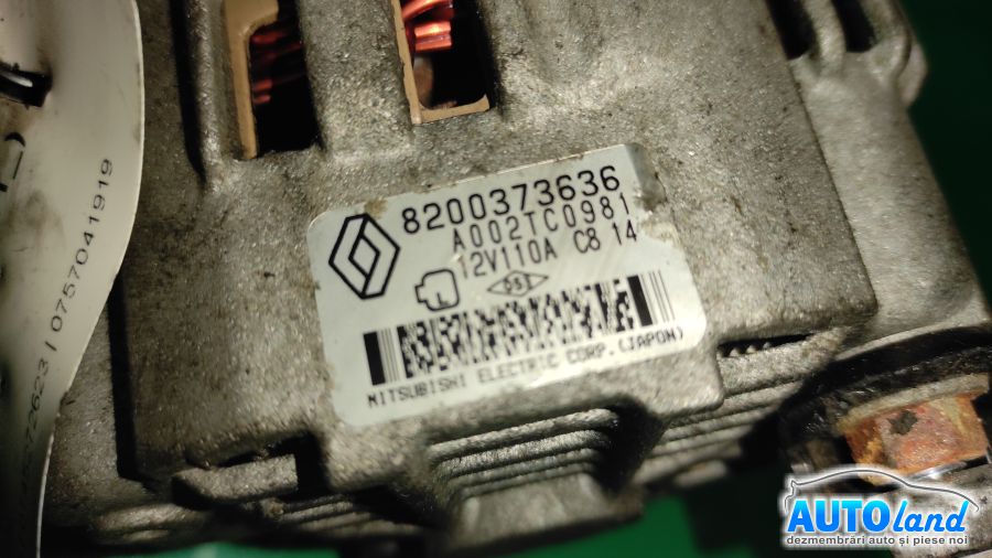 Alternator RENAULT KANGOO (KC0/1_) 1997-2025 Cod 8200373636 