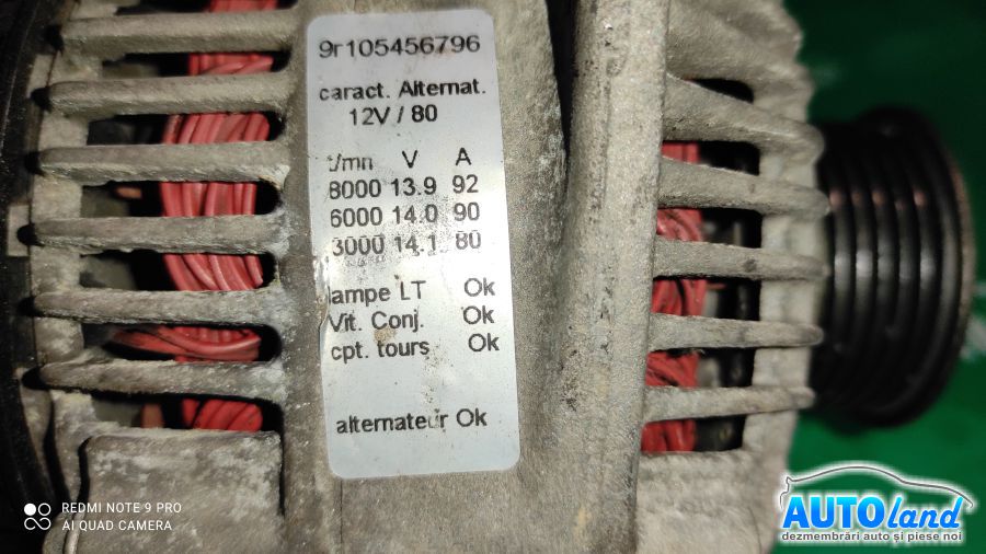 Alternator RENAULT MEGANE I (BA0/1_) 1996-2003