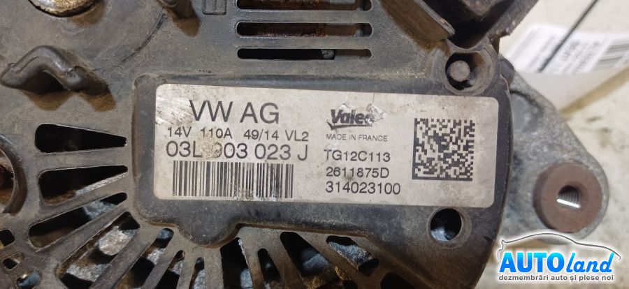 Alternator SEAT LEON (5F1) 2012-2021 Cod 03L903023J 
