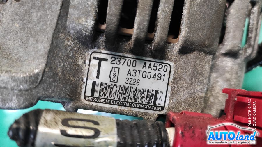 Alternator SUBARU IMPREZA Hatchback 2002-2007 Cod 23700AA520 