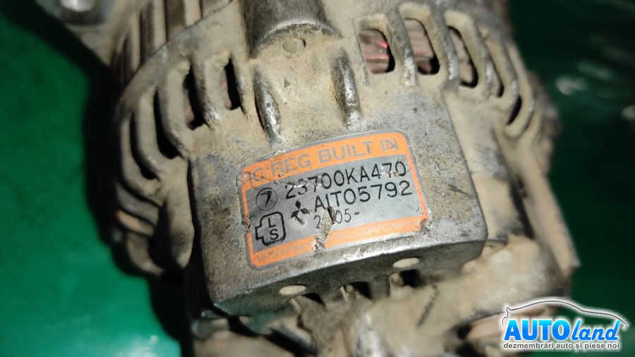 Alternator SUBARU JUSTY 1989-1996 Cod A1T05792 