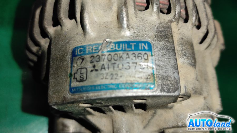 Alternator SUBARU JUSTY 1989-1996 Cod 23700KA360 